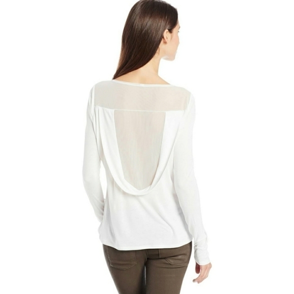 BCBG MaxAzria Harden Draping Back Top - Picture 1 of 10